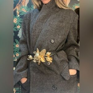 NWT Zara WOOL BLEND COAT WITH VENTS ZW COLLECTION